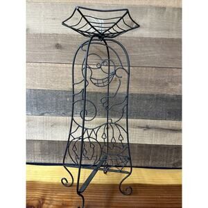 20" Wire Metal Halloween Large Folding Candle holder Ghost